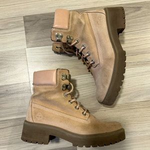 Timberland women’s size 6.5 blush pink boots